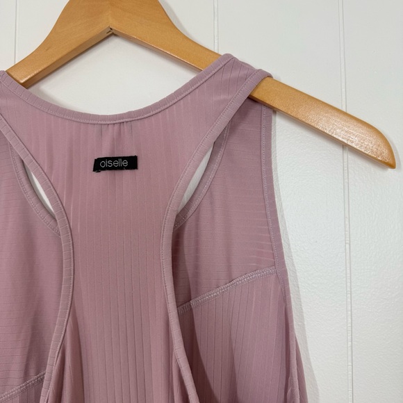 Oiselle Pink Racerback Tank Top - Picture 8 of 12